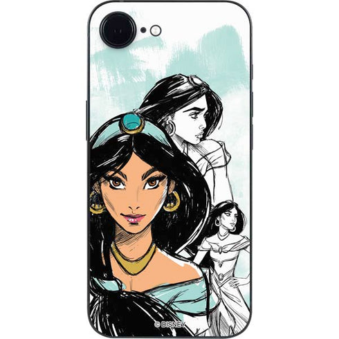 Disney Princess Jasmine Sketch iPhone 16e Skin