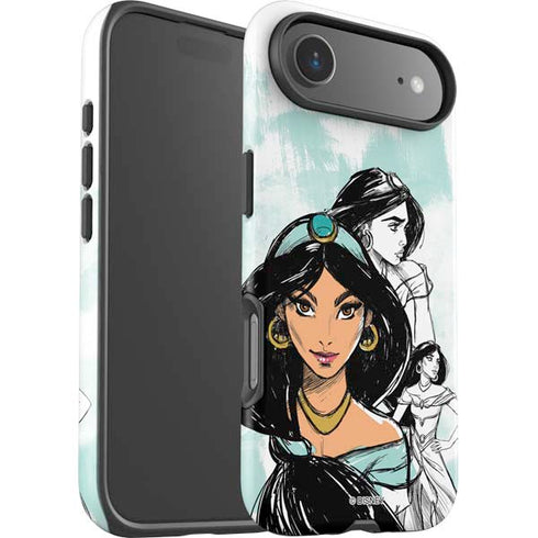 Disney Princess Jasmine Sketch iPhone 17 Air Impact Case