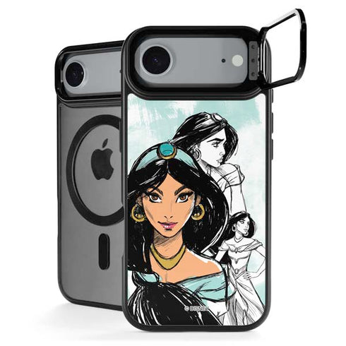 Disney Princess Jasmine Sketch iPhone 17 Air Kickstand Case