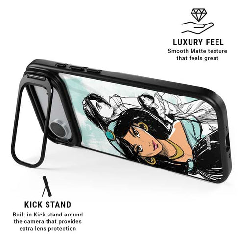 Disney Princess Jasmine Sketch iPhone 17 Air Kickstand Case