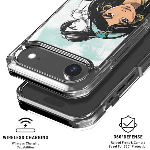 Disney Princess Jasmine Sketch iPhone 17 Air MagSafe Case