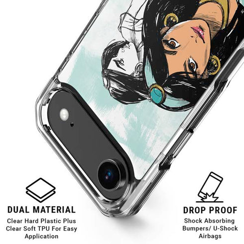 Disney Princess Jasmine Sketch iPhone 17 Air MagSafe Case