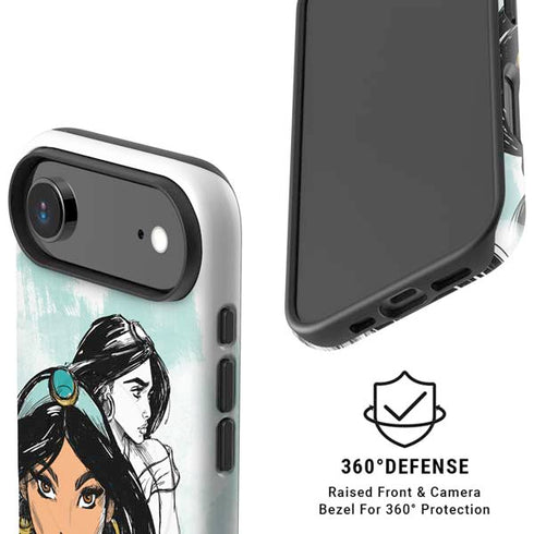 Disney Princess Jasmine Sketch iPhone 17 Air Magsafe Impact Case
