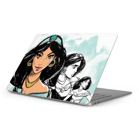 Disney Princess Jasmine Sketch Apple MacBook Pro 16-inch Skin