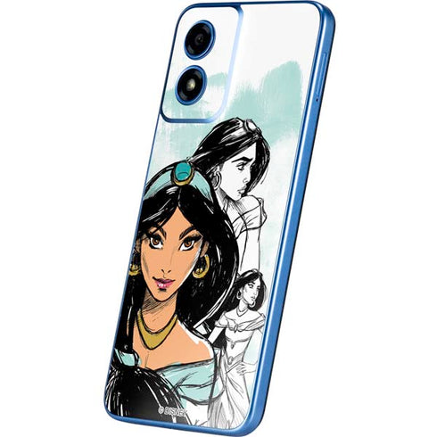 Disney Princess Jasmine Sketch Moto G Play 4G (2024) Skin