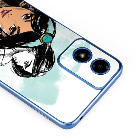 Disney Princess Jasmine Sketch Moto G Play 4G (2024) Skin