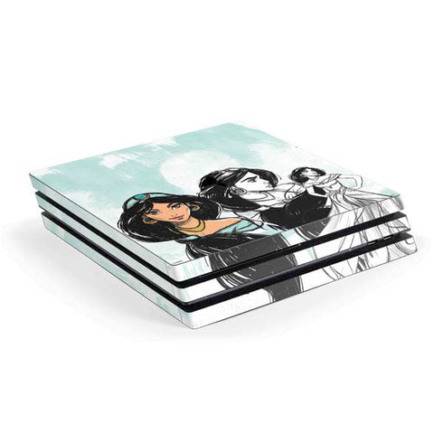 Disney Princess Jasmine Sketch PlayStation PS4 Skins