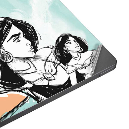 Disney Princess Jasmine Sketch Surface Laptop 7 15in Skin