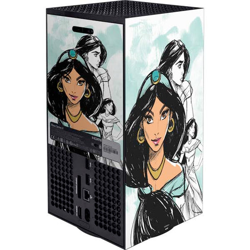 Disney Princess Jasmine Sketch XBox Series X Digital Edition Bundle Skin