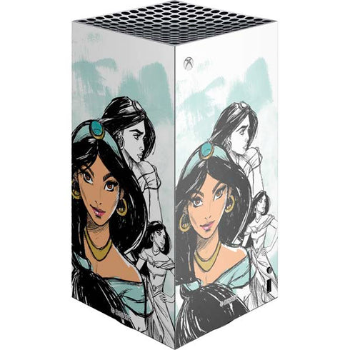 Disney Princess Jasmine Sketch Xbox Series X Skins