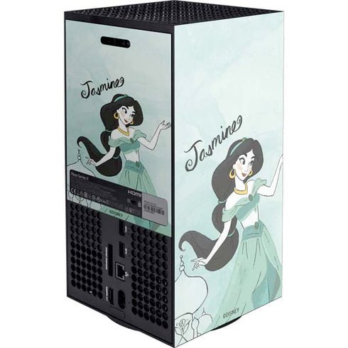 Disney Princess Jasmine XBox Series X Digital Edition Console Skin