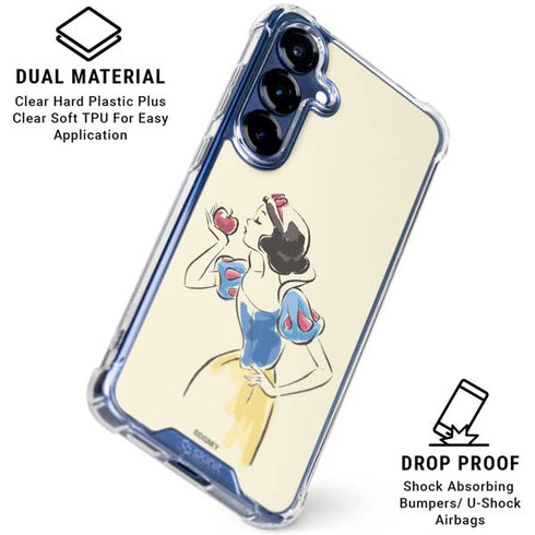 Disney Princess Snow White Art Galaxy S25 Plus Clear Case