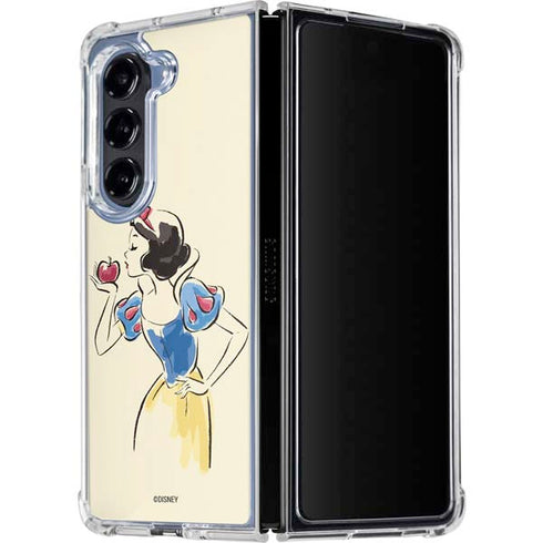 Disney Princess Snow White Art Galaxy Z Fold5 5G Clear Case