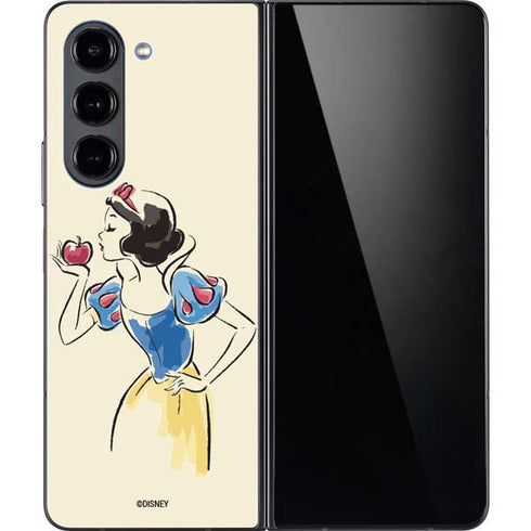 Disney Princess Snow White Art Galaxy Z Fold5 5G Skin