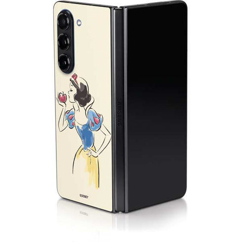 Disney Princess Snow White Art Galaxy Z Fold5 5G Skin
