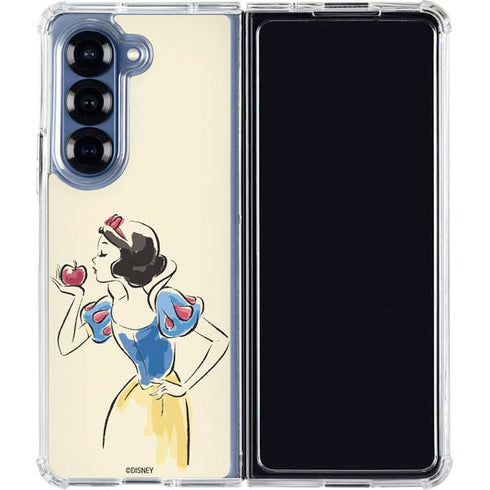 Disney Princess Snow White Art Galaxy Z Fold7 Clear Case