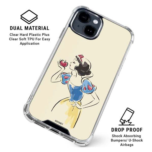 Disney Princess Snow White Art iPhone 15 Clear Case