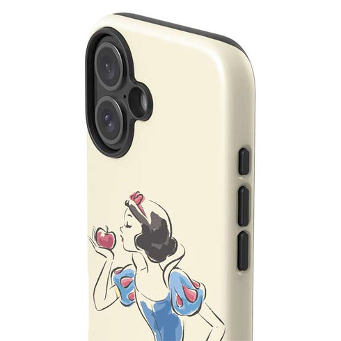 Disney Princess Snow White Art iPhone 16 Impact Case