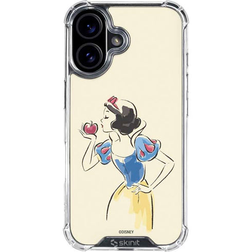 Disney Princess Snow White Art iPhone 16 Plus Clear Case
