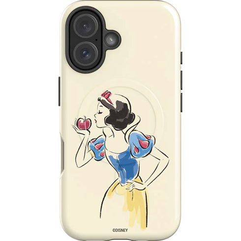 Disney Princess Snow White Art iPhone 16 Plus Magsafe Impact Case