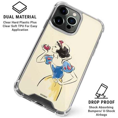 Disney Princess Snow White Art iPhone 16 Pro Max Clear Case