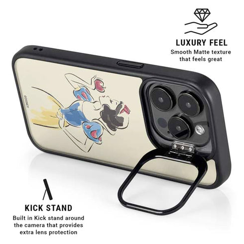 Disney Princess Snow White Art iPhone 16 Pro Max Kickstand Case