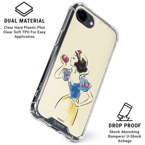 Disney Princess Snow White Art iPhone 16e Clear Case