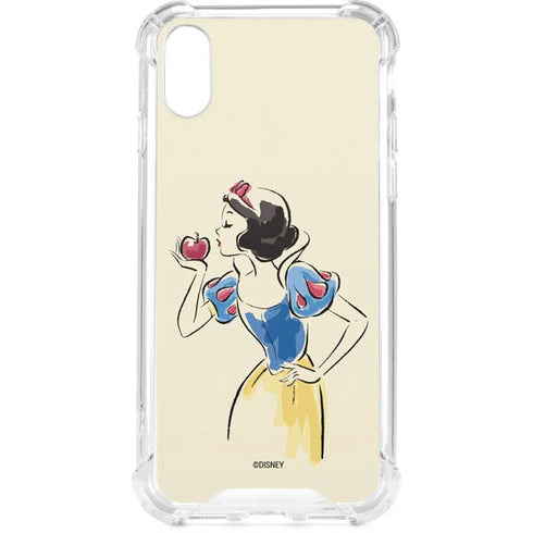 Disney Princess Snow White Art iPhone XS Clear Case