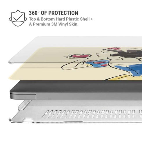 Disney Princess Snow White Art MacBook Pro 14in (2021-24) Case plus Skin