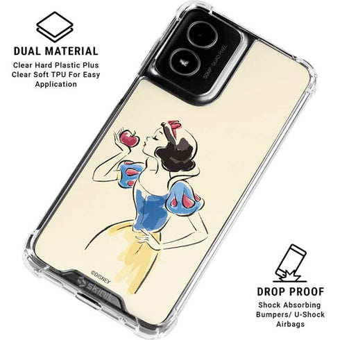 Disney Princess Snow White Art Moto G Power 5G (2024) Clear Case