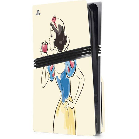 Disney Princess Snow White Art PS5 Pro Disk Console Skin