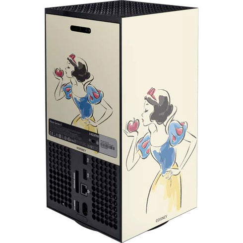 Disney Princess Snow White Art XBox Series X Digital Edition Console Skin