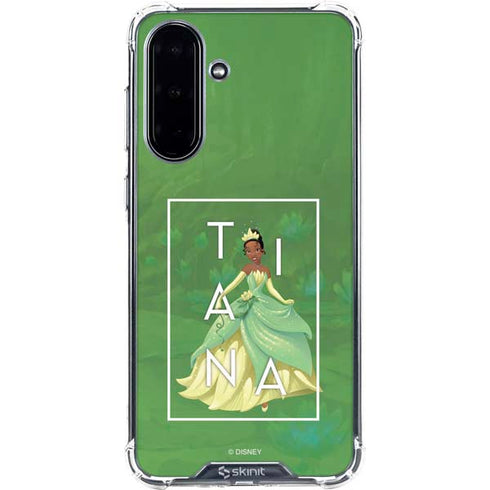 Disney Princess Tiana Floral Galaxy A36 5G Clear Case