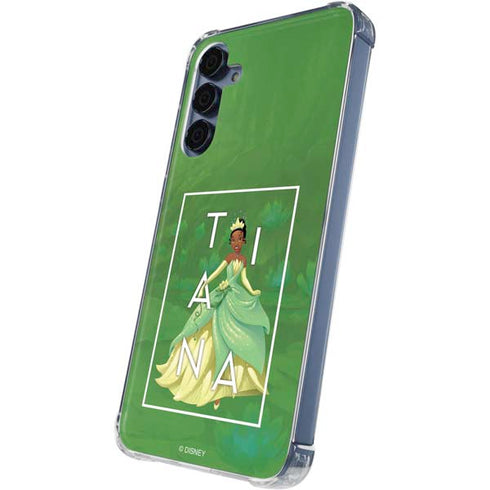Disney Princess Tiana Floral Galaxy A55 5G Clear Case