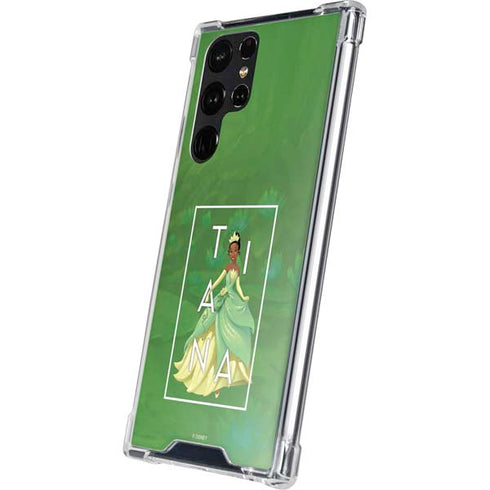 Disney Princess Tiana Floral Galaxy S23 Ultra Clear Case