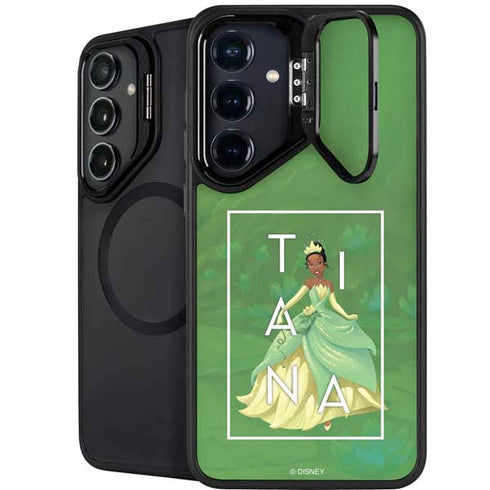 Disney Princess Tiana Floral Galaxy S25 Kickstand Case