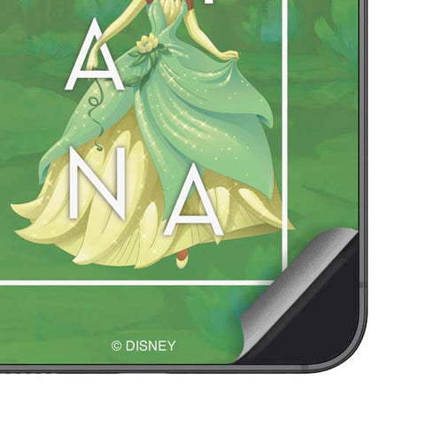 Disney Princess Tiana Floral Galaxy S25 Skin