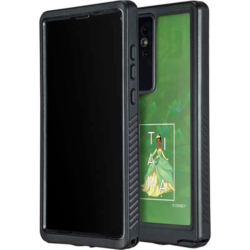 Disney Princess Tiana Floral Galaxy S24 Ultra Waterproof Case