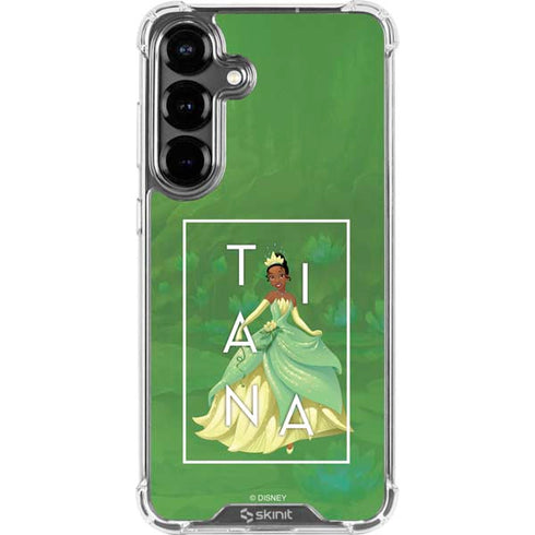 Disney Princess Tiana Floral Galaxy S26 Plus Clear Case