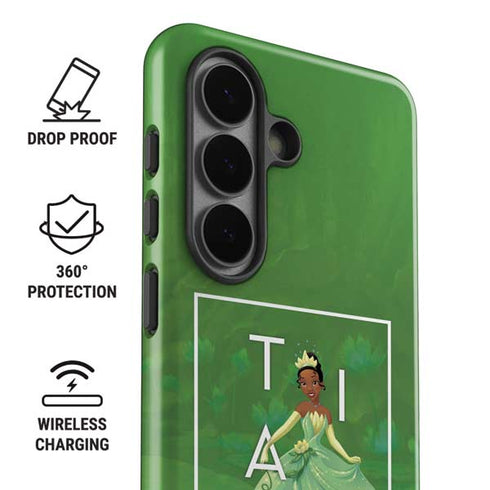 Disney Princess Tiana Floral Galaxy S26 Plus Impact Case