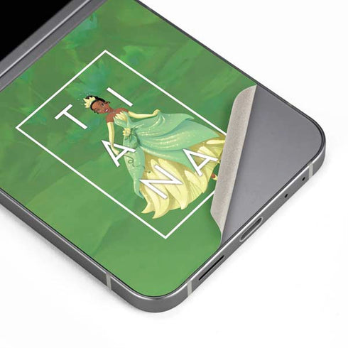 Disney Princess Tiana Floral Galaxy Z Flip6 Skin