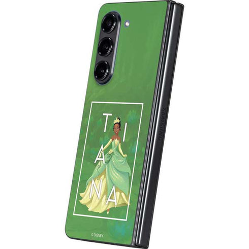 Disney Princess Tiana Floral Galaxy Z Fold5 5G Skin