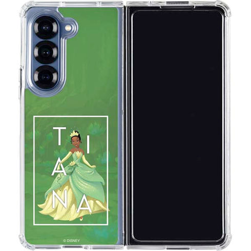 Disney Princess Tiana Floral Galaxy Z Fold6 Clear Case