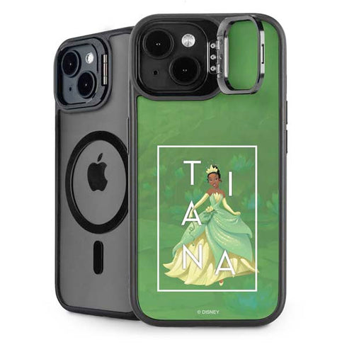 Disney Princess Tiana Floral iPhone 14 Plus Kickstand Case