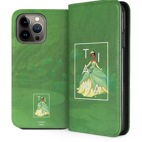 Disney Princess Tiana Floral iPhone 14 Pro Max Folio Case