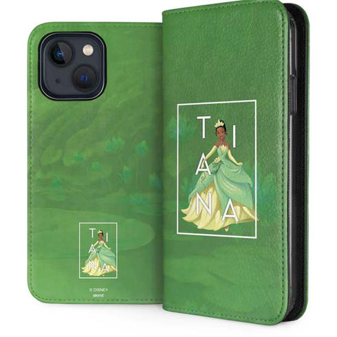 Disney Princess Tiana Floral iPhone 15 Plus Folio Case