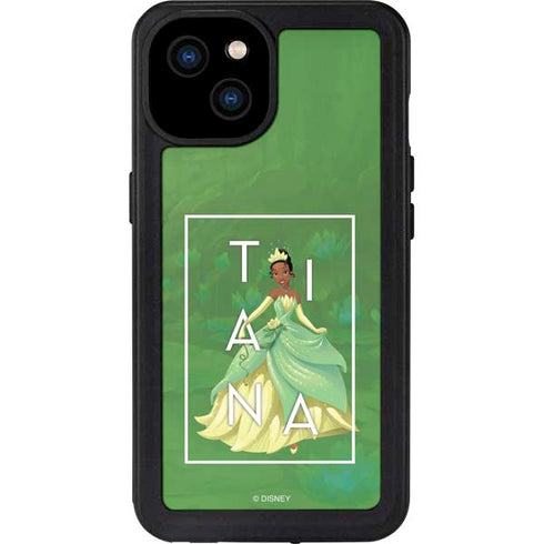 Disney Princess Tiana Floral iPhone 15 Plus Waterproof Case