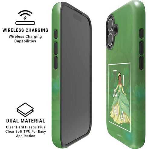 Disney Princess Tiana Floral iPhone 16 Magsafe Impact Case