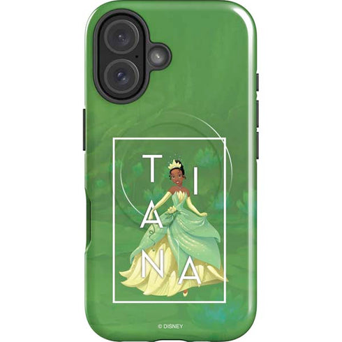 Disney Princess Tiana Floral iPhone 16 Plus Magsafe Impact Case