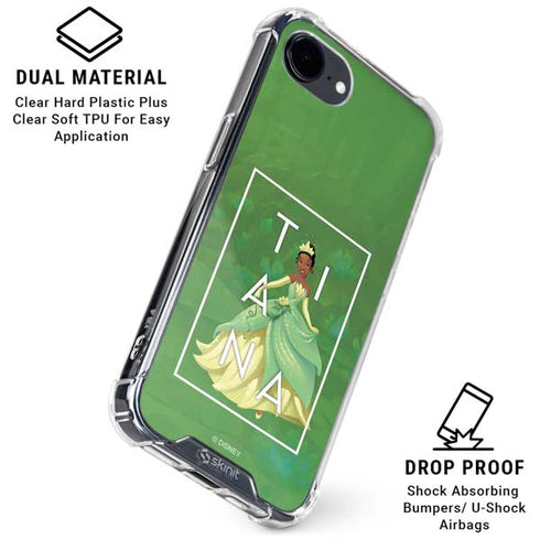 Disney Princess Tiana Floral iPhone 16e Clear Case
